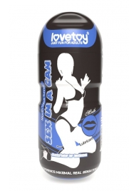 Мастурбатор-ротик без вибрации Sex In A Can Mouth Lotus Tunnel - Lovetoy - во Владимире купить с доставкой