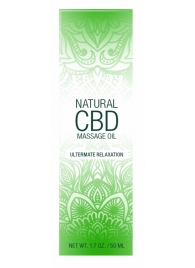 Массажное масло Natural CBD Massage Oil - 50 мл. - Shots Media BV - купить с доставкой во Владимире