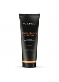 Массажный легкий крем WICKED Orange Blossom plus Patchouli - 120 мл. - Wicked - купить с доставкой во Владимире