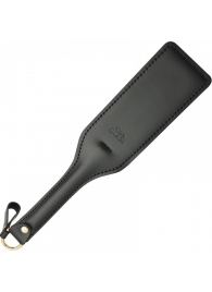 Черная кожаная шлепалка SitaBlack - 30 см. - Sitabella - купить с доставкой во Владимире