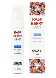 Возбуждающий гель Raspberry Mint с ароматом малины и мяты - 15 мл. - Exsens - купить с доставкой во Владимире