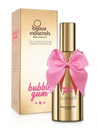 Гель с ароматом жвачки Bubblegum 2-in-1 Scented Silicone Massage And Intimate Gel - 100 мл. - Bijoux Indiscrets - купить с доставкой во Владимире