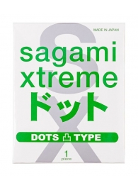 Презерватив Sagami Xtreme Type-E с точками - 1 шт. - Sagami - купить с доставкой во Владимире