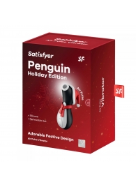 Вакуум-волновой стимулятор клитора Penguin Holiday Edition - Satisfyer во Владимире Вакуум-волновой стимулятор клитора Penguin Holiday Edition - Satisfyer