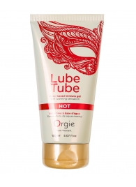 Интимный гель на водной основе Lube Tube Hot с разогревающим эффектом - 150 мл. - ORGIE - купить с доставкой во Владимире