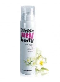 Массажная хрустящая пенка Tickle My Body Monoi с ароматом моной - 150 мл. - Love to Love - купить с доставкой во Владимире