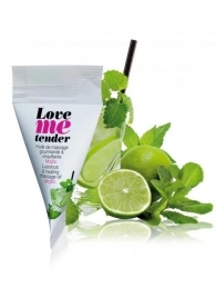 Съедобное согревающее массажное масло Love Me Tender Mojito с ароматом мохито - 10 мл. - Love to Love - купить с доставкой во Владимире