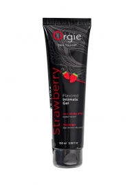 Интимный гель на водной основе Lube Tube Strawberry с клубничным вкусом - 100 мл. - ORGIE - купить с доставкой во Владимире