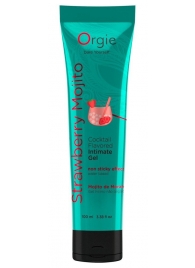 Съедобный интимный гель Orgie Lube Tube Cocktail Strawberry Mojito - 100 мл. - ORGIE - купить с доставкой во Владимире