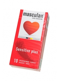 Презервативы Masculan Sensitive plus - 10 шт. - Masculan - купить с доставкой во Владимире