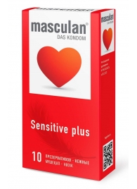 Презервативы Masculan Sensitive plus - 10 шт. - Masculan - купить с доставкой во Владимире