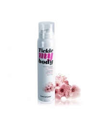 Массажная хрустящая пенка Tickle My Body Cherry Blossom с ароматом вишневого цвета - 150 мл. - Love to Love - купить с доставкой во Владимире