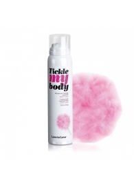 Массажная хрустящая пенка Tickle My Body Cotton Candy с ароматом сладкой ваты - 150 мл. - Love to Love - купить с доставкой во Владимире