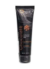 Интимный гель на водной основе Lube Tube Chocolate с шоколадным вкусом - 100 мл. - ORGIE - купить с доставкой во Владимире