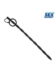 Черный стимулятор уретры Sex Expert - Sex Expert - купить с доставкой во Владимире