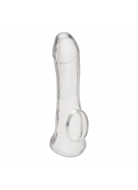 Прозрачная насадка на пенис Transparent Penis Enhancing Sleeve Extension - 15,9 см. - BlueLine - во Владимире купить с доставкой