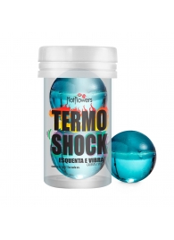 Интимный гель Termo Shock Hot Ball с разогревающе-покалывающим эффектом (2 шарика по 3 гр.) - HotFlowers - купить с доставкой во Владимире