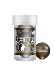 Анальный лубрикант на масляной основе Hot Ball Plus Conforto (2 шарика по 3 гр.) - HotFlowers - купить с доставкой во Владимире