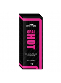 Гель для оральных ласк Oral Hot с согревающим эффектом - 15 гр. - HotFlowers - купить с доставкой во Владимире