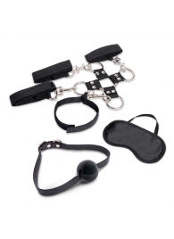 Набор для фиксации из 7 предметов Hogtie   Ball Gag Kit - Lux Fetish - купить с доставкой во Владимире