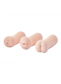 Набор из 3 мастурбаторов The Girl Next Door Tina - Dream Toys - во Владимире купить с доставкой