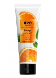 Лубрикант на водной основе OYO Aroma Gel Orange с ароматом апельсина - 75 мл. - OYO - купить с доставкой во Владимире