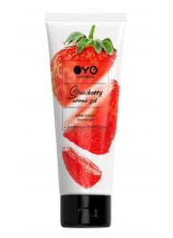 Лубрикант на водной основе OYO Aroma Gel Strawberry с ароматом клубники - 75 мл. - OYO - купить с доставкой во Владимире