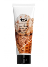 Лубрикант на водной основе OYO Aroma Gel Ice Cream с ароматом пломбира - 75 мл. - OYO - купить с доставкой во Владимире