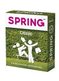 Классические презервативы SPRING CLASSIC - 3 шт. - SPRING - купить с доставкой во Владимире