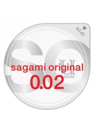 Ультратонкий презерватив Sagami Original - 1 шт. - Sagami - купить с доставкой во Владимире