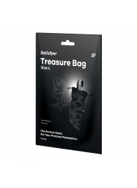 Черный мешочек для хранения игрушек Treasure Bag L - Satisfyer - купить с доставкой во Владимире