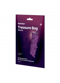 Фиолетовый мешочек для хранения игрушек Treasure Bag XL - Satisfyer - купить с доставкой во Владимире