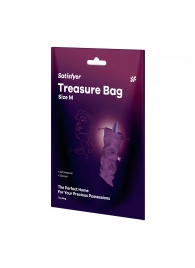 Фиолетовый мешочек для хранения игрушек Treasure Bag M - Satisfyer - купить с доставкой во Владимире