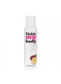 Массажная хрустящая пенка Tickle my body с ароматом маракуйи - 150 мл. - Love to Love - купить с доставкой во Владимире