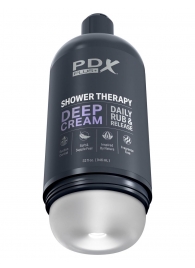 Мастурбатор в бутылке Shower Therapy Deep Cream - Pipedream - во Владимире купить с доставкой