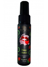 Спрей для горла Deep Throat с десенсибилизирующим эффектом и вкусом клубники - 50 мл. - БиоМед - купить с доставкой во Владимире