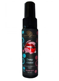 Спрей для горла Deep Throat с десенсибилизирующим эффектом и вкусом бабл-гам - 50 мл. - БиоМед - купить с доставкой во Владимире