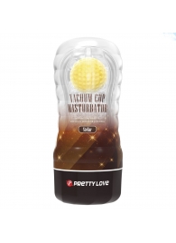 Прозрачный текстурированный мастурбатор Vacuum Cup Masturbator Stellar - Baile - во Владимире купить с доставкой