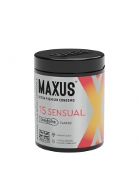 Анатомические презервативы MAXUS Sensual - 15 шт. - Maxus - купить с доставкой во Владимире