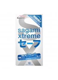 Презервативы Sagami Xtreme Ultrasafe с двойным количеством смазки - 10 шт. - Sagami - купить с доставкой во Владимире