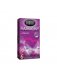 Презервативы с рёбрышками Domino Harmony - 6 шт. - Domino - купить с доставкой во Владимире