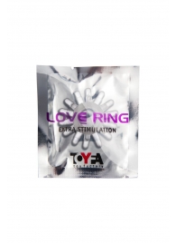 Прозрачное гелевое эрекционное кольцо с шипиками - Toyfa Basic - во Владимире купить с доставкой