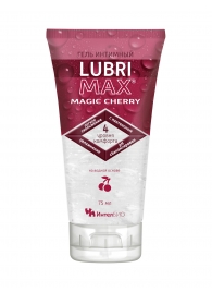 Интимный гель-смазка на водной основе Lubrimax Magic Cherry - 75 мл. - ИнтелБИО - купить с доставкой во Владимире