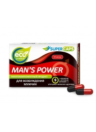 Возбуждающее средство Man’s power - 10 капсул (+1 в подарок) - SuperCaps - купить с доставкой во Владимире