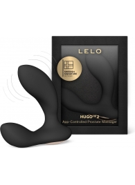 Черный вибростимулятор простаты Hugo 2 - Lelo - во Владимире купить с доставкой