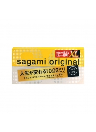 Презервативы увеличенного размера Sagami Original 0.02 XL-size - 12 шт. - Sagami - купить с доставкой во Владимире