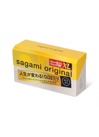 Презервативы увеличенного размера Sagami Original 0.02 XL-size - 12 шт. - Sagami - купить с доставкой во Владимире