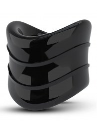 Черное эрекционное кольцо на мошонку Beef Ball Stretcher Snug X Long - Blush Novelties - во Владимире купить с доставкой