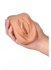 Маструбатор-вагина с вибрацией Soft   Wet Renata Realistic Tan Masturbator - Blush Novelties - во Владимире купить с доставкой