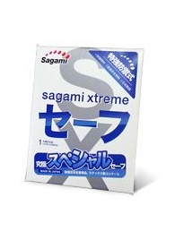 Презерватив Sagami Xtreme Ultrasafe с двойным количеством смазки - 1 шт. - Sagami - купить с доставкой во Владимире
